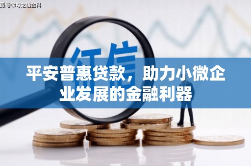 长安平安普惠贷款，助力小微企业发展的金融利器