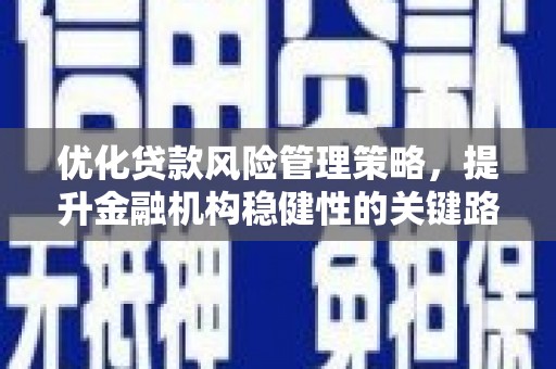 长安优化贷款风险管理策略，提升金融机构稳健性的关键路径
