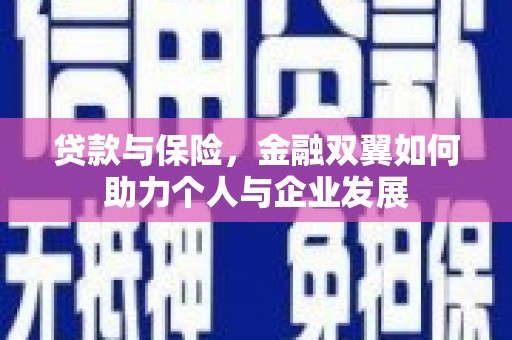 长安贷款与保险，金融双翼如何助力个人与企业发展