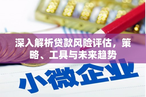 长安深入解析贷款风险评估，策略、工具与未来趋势