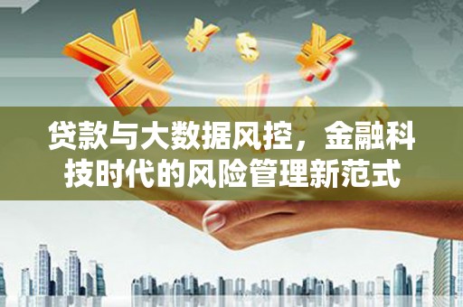 长安贷款与大数据风控，金融科技时代的风险管理新范式