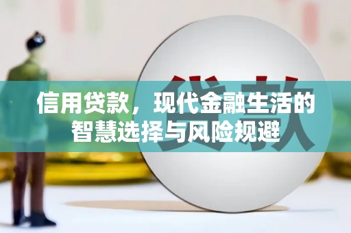 长安信用贷款，现代金融生活的智慧选择与风险规避
