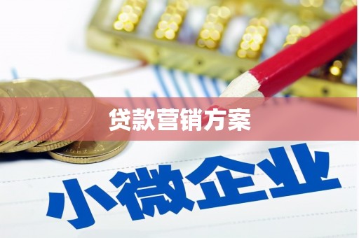 长安贷款营销方案