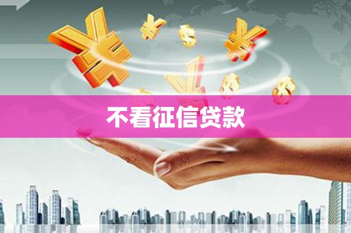 长安不看征信贷款