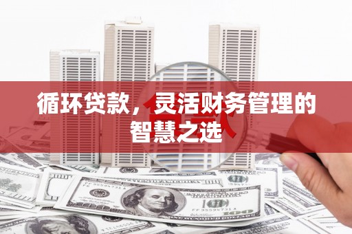 长安循环贷款，灵活财务管理的智慧之选