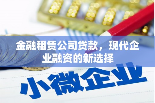 长安金融租赁公司贷款，现代企业融资的新选择
