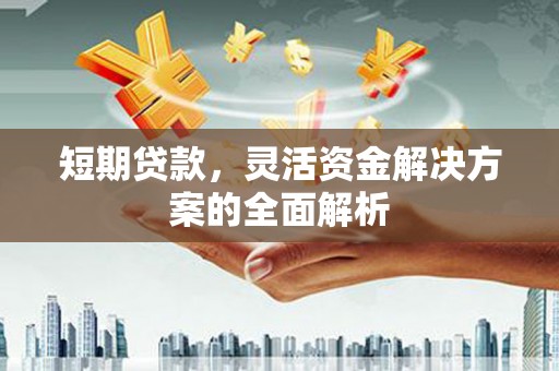 长安短期贷款，灵活资金解决方案的全面解析