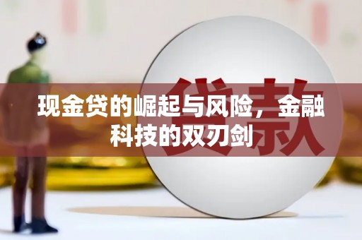 长安现金贷的崛起与风险，金融科技的双刃剑