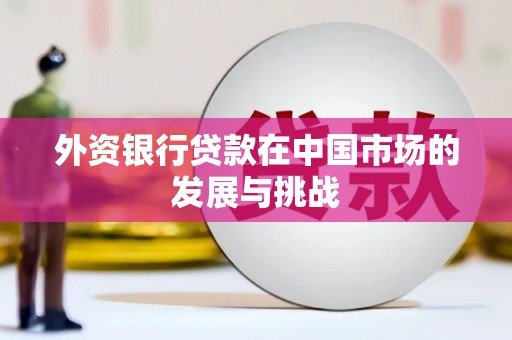 长安外资银行贷款在中国市场的发展与挑战