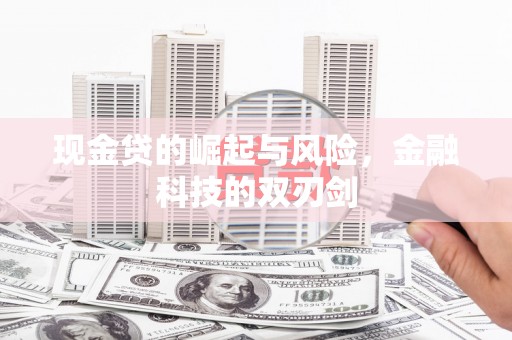 长安现金贷的崛起与风险，金融科技的双刃剑