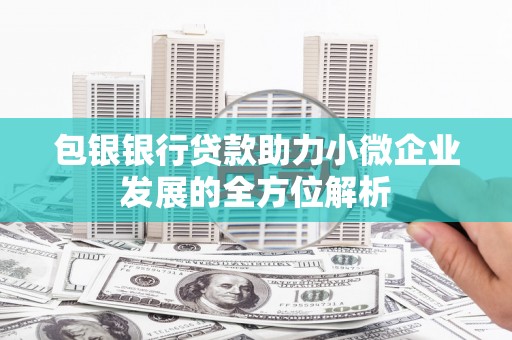 长安包银银行贷款助力小微企业发展的全方位解析
