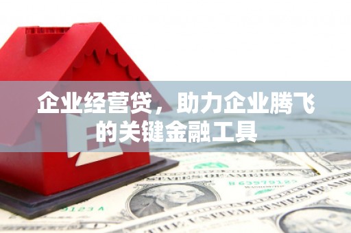 长安企业经营贷，助力企业腾飞的关键金融工具
