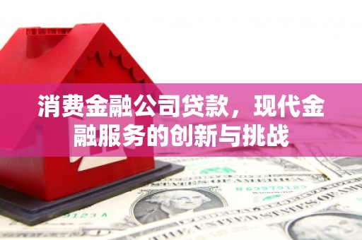 长安消费金融公司贷款，现代金融服务的创新与挑战