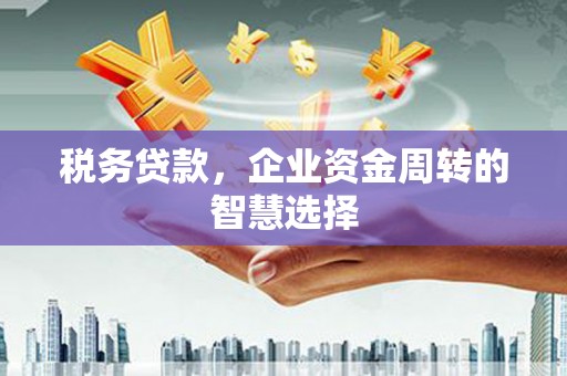 长安税务贷款，企业资金周转的智慧选择