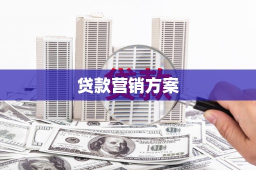 长安贷款营销方案