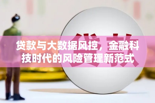长安贷款与大数据风控，金融科技时代的风险管理新范式