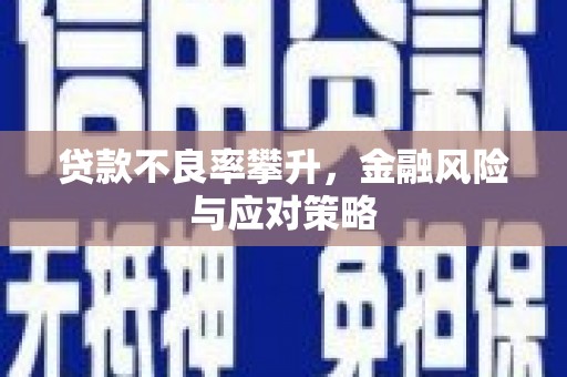 长安贷款不良率攀升，金融风险与应对策略