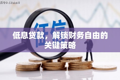长安低息贷款，解锁财务自由的关键策略
