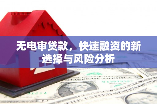 长安无电审贷款，快速融资的新选择与风险分析