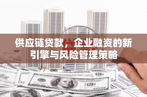 长安供应链贷款，企业融资的新引擎与风险管理策略