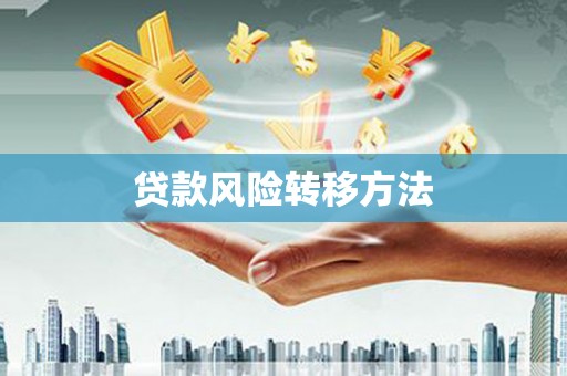 长安贷款风险转移方法
