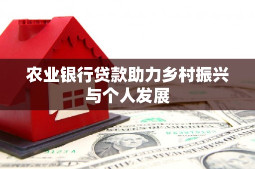 长安农业银行贷款助力乡村振兴与个人发展