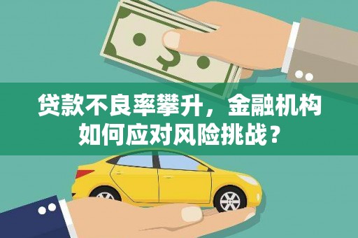 长安贷款不良率攀升，金融机构如何应对风险挑战？