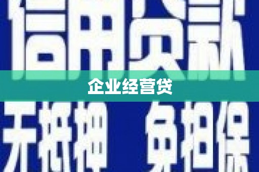 长安企业经营贷