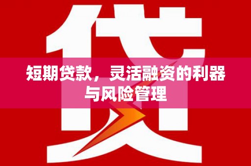 长安短期贷款，灵活融资的利器与风险管理