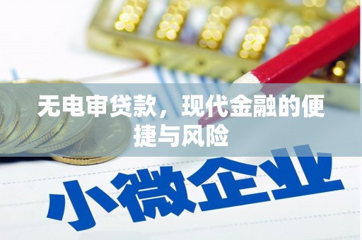 长安无电审贷款，现代金融的便捷与风险