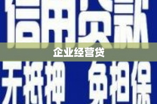 长安企业经营贷